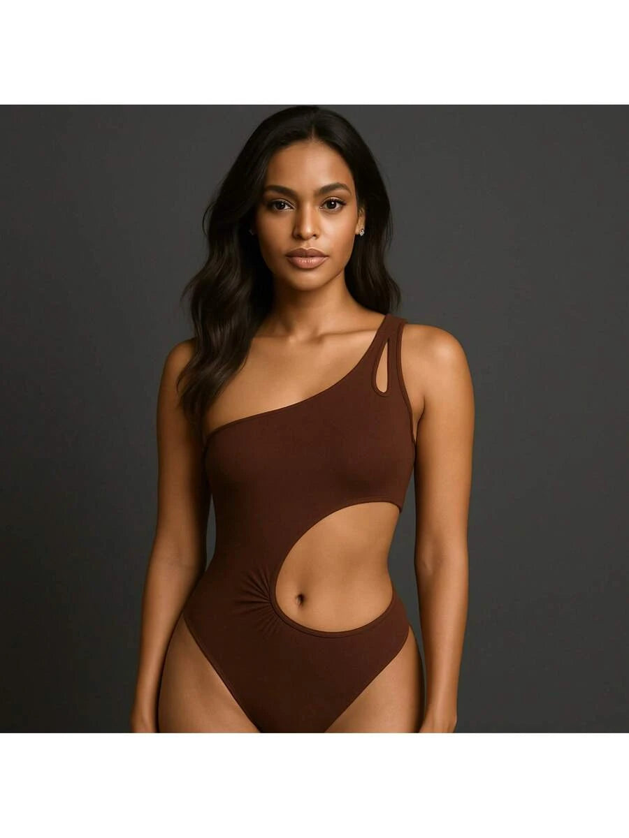 Maiô One Shoulder Cut-Out