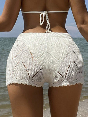 Shorts Crochet Wave