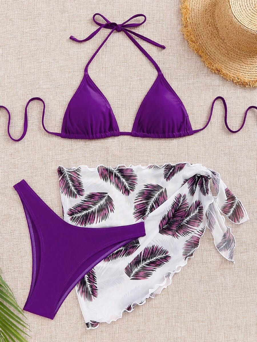 Biquíni Purple Breeze 3 Peças