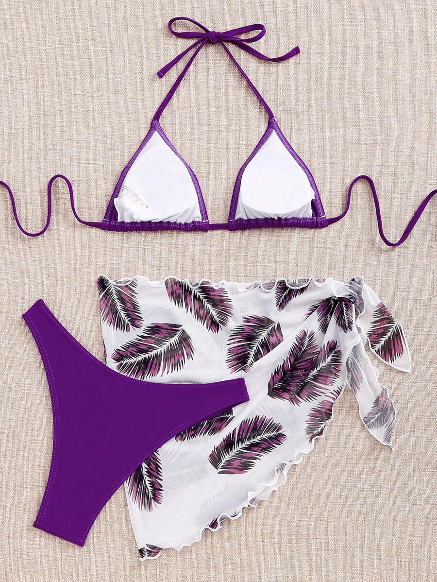 Biquíni Purple Breeze 3 Peças