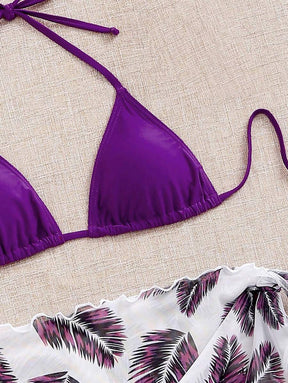 Biquíni Purple Breeze 3 Peças