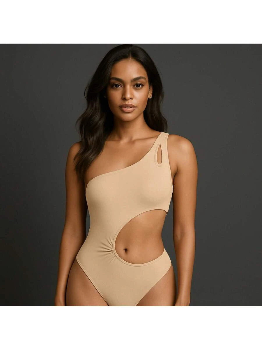 Maiô One Shoulder Cut-Out
