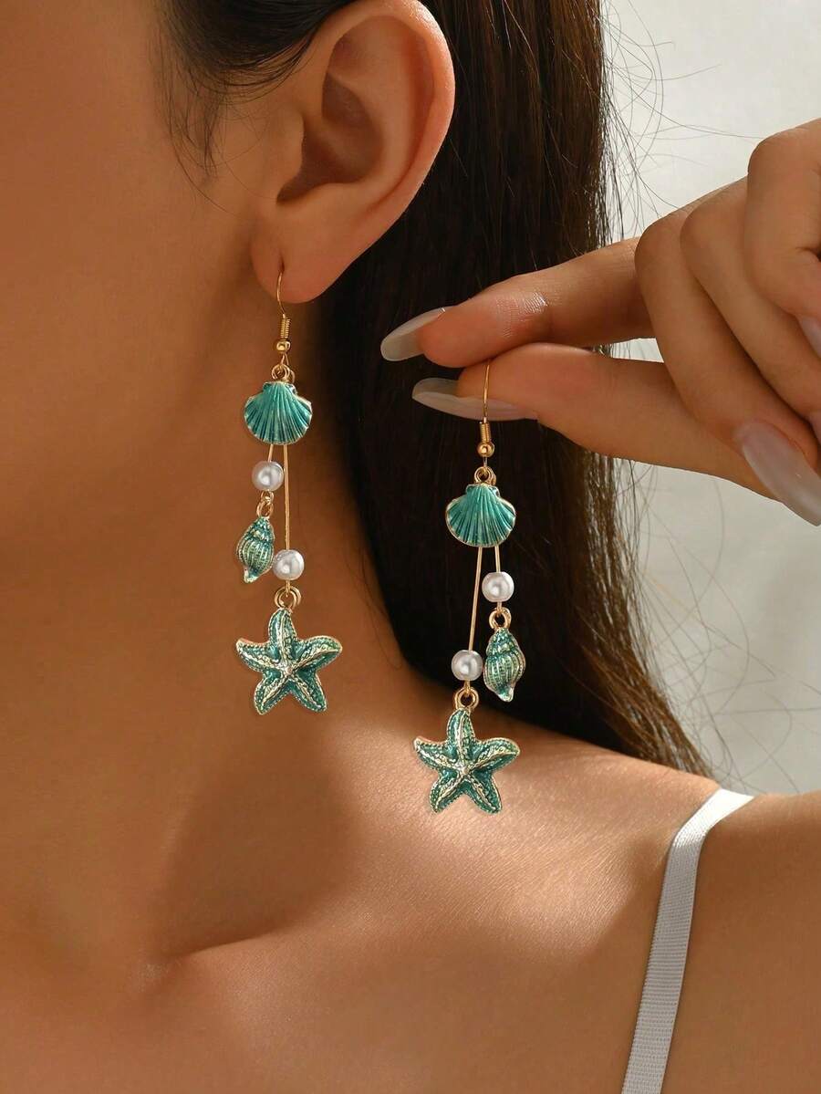 1 Par de Brincos Oceânico